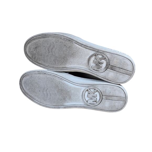 Michael Kors Slip On Sneakers Burgandy Velvet Womens Size 8.5 M Perfect for Fall - Picture 6 of 8